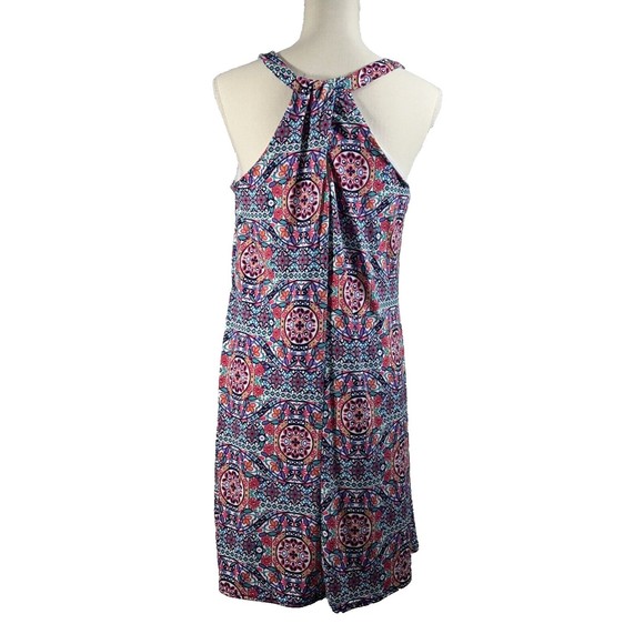 Cupio Women's Racerback Mandala Print Sleeveless Swing Dress Boho Size M - Picture 5 of 11